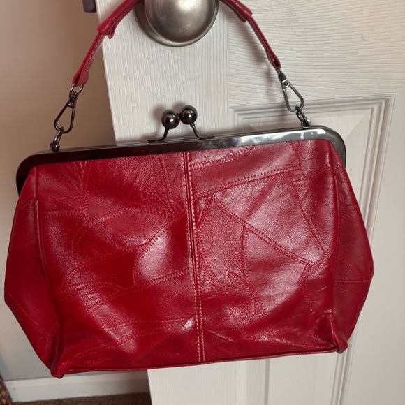 Red Frame Women's Handbag - Picture 3 of 4